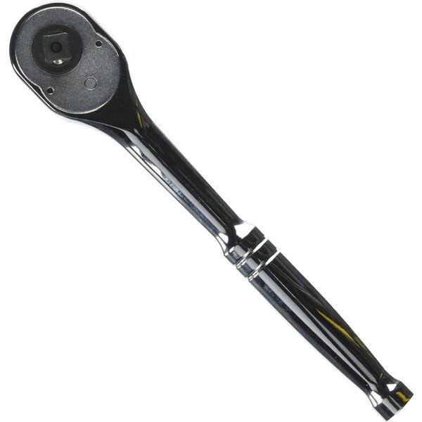 Kt Pro 8-1/2" Drive 1/4" Drive Reversible Ratchet Polish with Quick Release, Chrome Molybdenum Alloy Steel C4361-08P - main