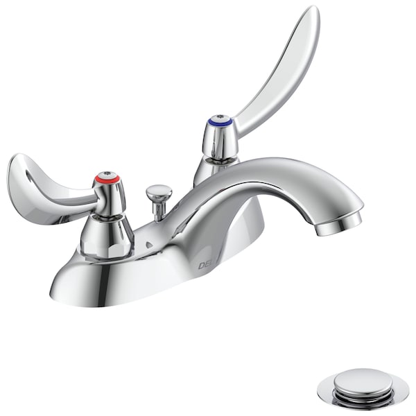 Delta Commercial 21C Two Handle Centerset Lavatory Faucet In Chrome 21C254 - main