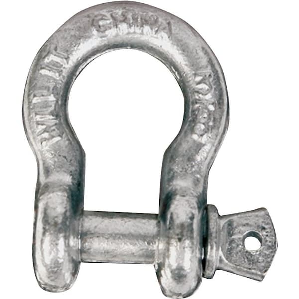 Koch Filter Anchor Shackle, 3000 lb Working Load, Steel, Galvanized 081343/MC649G - main