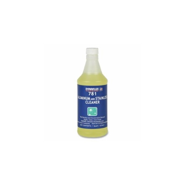 Dynaflux 781 Aluminum and Stainless Steel Cleaner, 1 Quart, Bottle, Mild Scent 368-DF781-12X1 - main