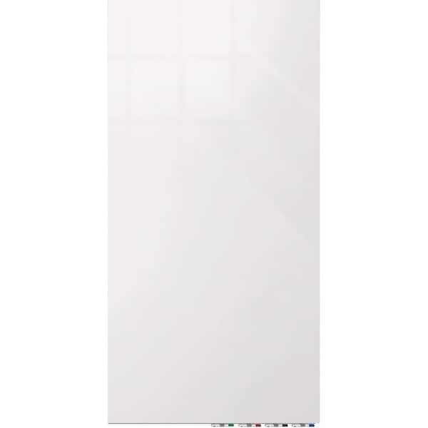 Ghent Magnetic Glassboard, 4Hx3 ft.W, 1/4", White, Glass, 36", 48", White ARIASM43WH - main