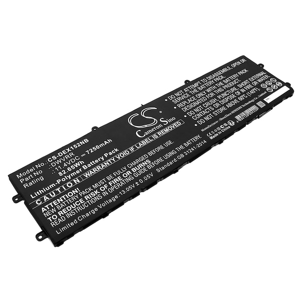Ilc Replacement Laptop Battery, 11.4V DELL INSPIRON 16 7620 2-IN-1 BATTERY - main