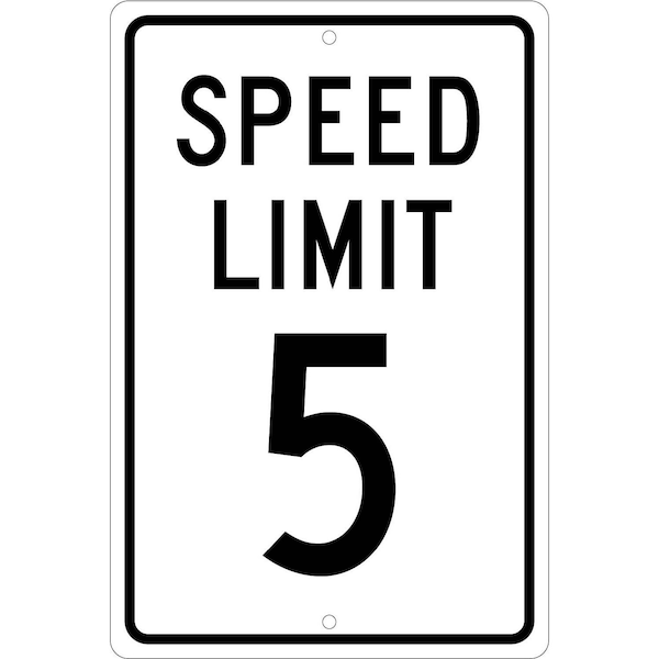 Nmc Speed Limit 5 Sign, TM17H TM17H - main