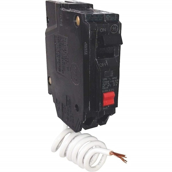 Ge Industrial Solutions Thermal Magnetic Circuit Breaker, THQL Series, 20A, 1 Pole, 120/240V AC, 10kA at 120/240V AC THQL1120GFTP - main