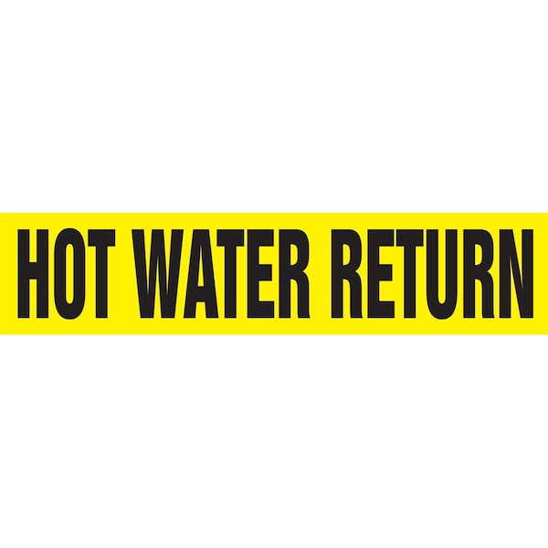 Accuform ASME ANSI PIPE MARKER HOT WATER RPK427STC - main