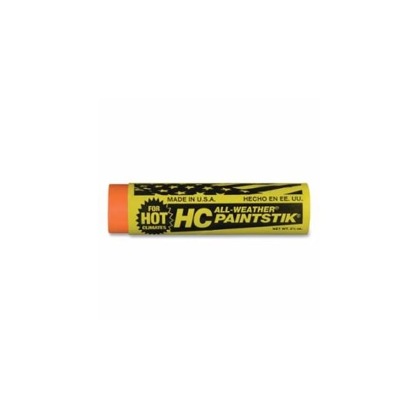 All-Weather HC Paintstik Livestock Marker, 1 in dia, 4 in L, Orange, 12PK 434-61224 - main