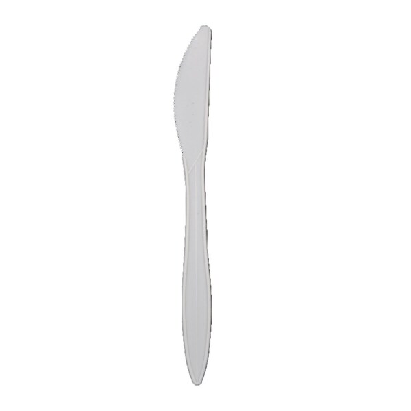 Rdi PP Cutlery Light Weight White Knife 1000cs, 1000PK F-CT-PP-KNF - main