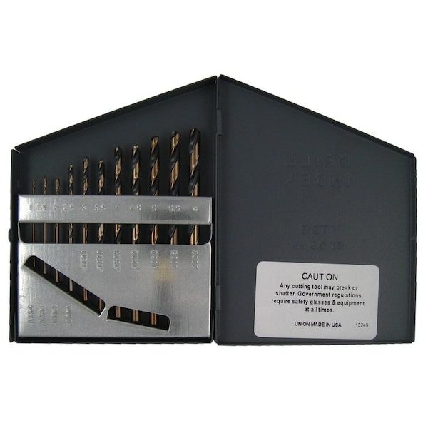 Norseman Drill & Tool Norseman SP11M Magnum Super Premium, Jobber Length, Type 170AG Metric, Black & Gold Drill Set 11pc 58650 - main
