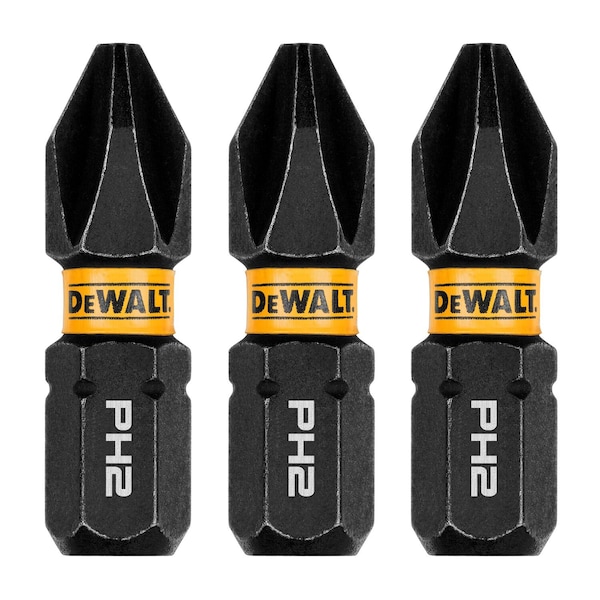 Dewalt FlexTorq Insert Bit, L:1", PKG3, BitSize:PH2 DWAF1PH2IR3 - main