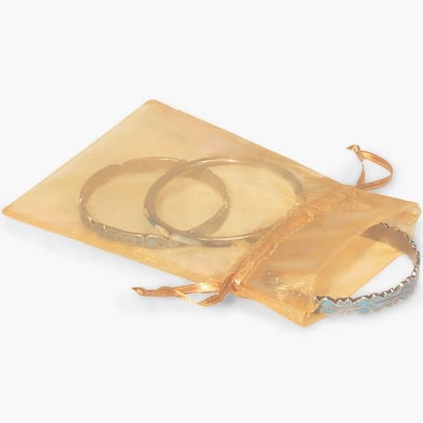 Nashville Wraps Champagne Organza Favor Bags, 4x6, 10PK B00128 - main