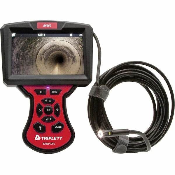 Triplett Borescope Inspection Camera, 5" Monitor BR350 - main
