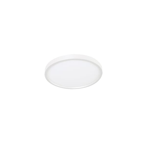 Afx Edge Round 08in. LED Flush Mount, 120V, 15W, 5 CCT, White EGRF08LAJD5WH - main
