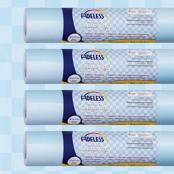 Fadeless Schoolgirl Style Bulletin Board Paper, 48in. x 12ft., Pool Party, 4PK P0040168 - main