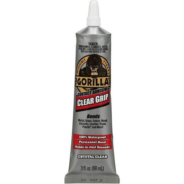 Gorilla Glue Contact Adhesive, Clear Grip, 3 fl oz, Clear GOR8040001 - main