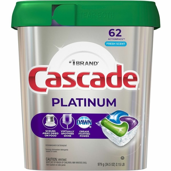 Cascade ActionPacs, Fresh Scent, 34.5 oz, PK186 97726 - main