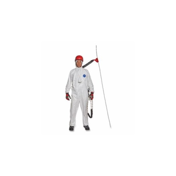 Dupont Tyvek 500 HP Coverall, Harness Protection, 4 D-Ring Sleeves, Pin Lock Slider Zipper Pull, 25PK 251-TY178SWH5X0025HP - main