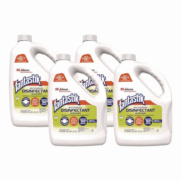 Fantastik Cleaners & Detergents, 1 gal Pleasant, 4 PK 311930 - main