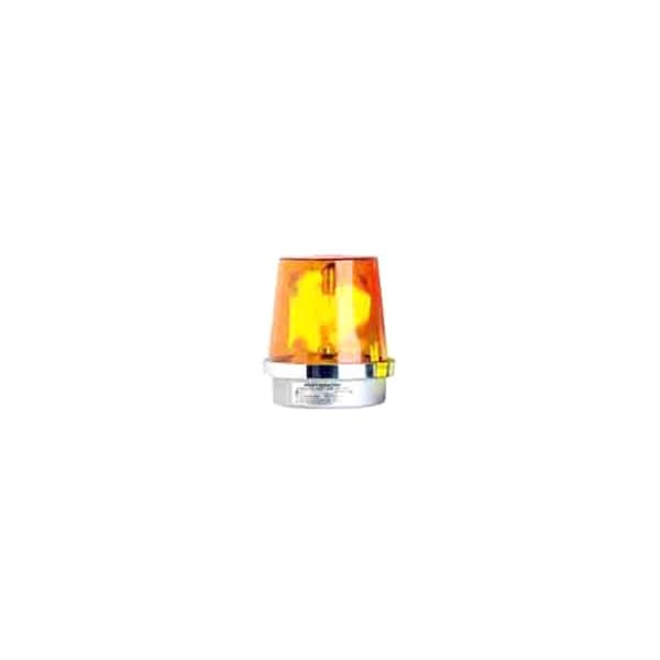 Edwards Signaling Warning Light, Amber, 40W Halogen, 120V AC, 75 FPM, 6 in Dia., 1/2 in NPT Pipe 52A-N5-40WH - main