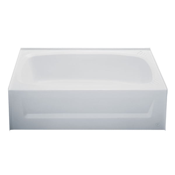 Kinro Composites Tub, RH with Apron - 27in x 54in, White 209902 - main
