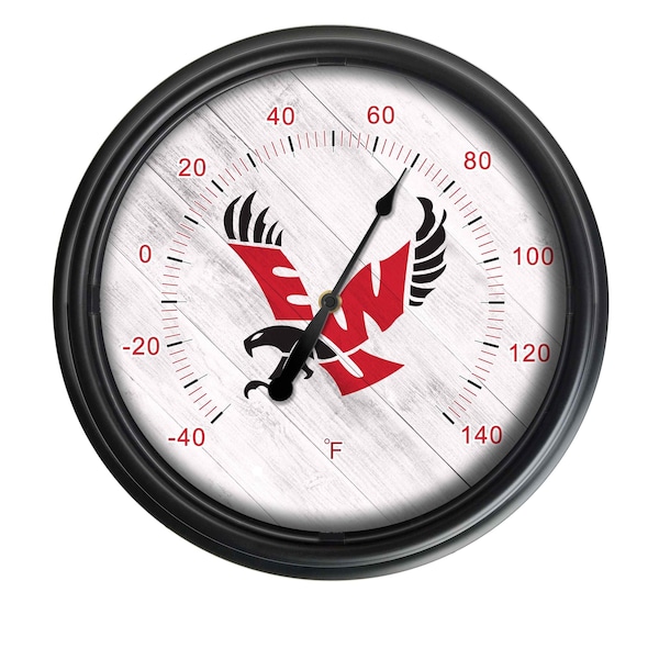 Holland Bar Stool Co Eastern Washington University Indoor/Outdoor LED Thermometer ODThrm14BK-08EastWA - main