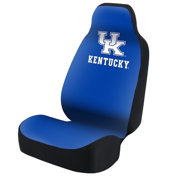 Coverking Universal Seat Cover Print 1pc, Ultimate Suede, Kentucky Blue, w/ Black Interlock Backing USCSELA311 - main