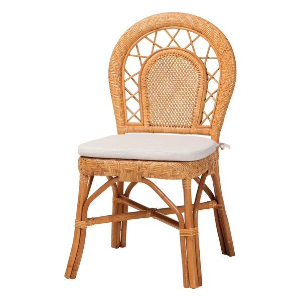 Bali & Pari Adam Natural Rattan Dining Chair 265-14386-ZORO - main