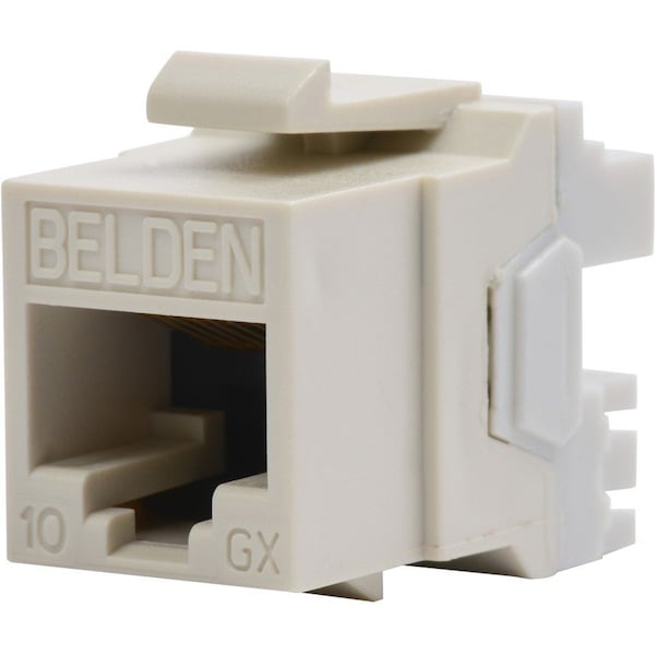 Belden 1-PORT MOD JACK 8W8P UTP, T568A/B CAT6A IP10 KEYCONNECT, 10GX DARK BLUE AX104156 - main