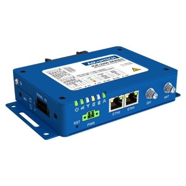Advantech INDUSTRIAL4G LTE ROUTER&GATEWAY 2 10/100 1X RS232 1X485 2SIM NOACC ICR-3241 - main