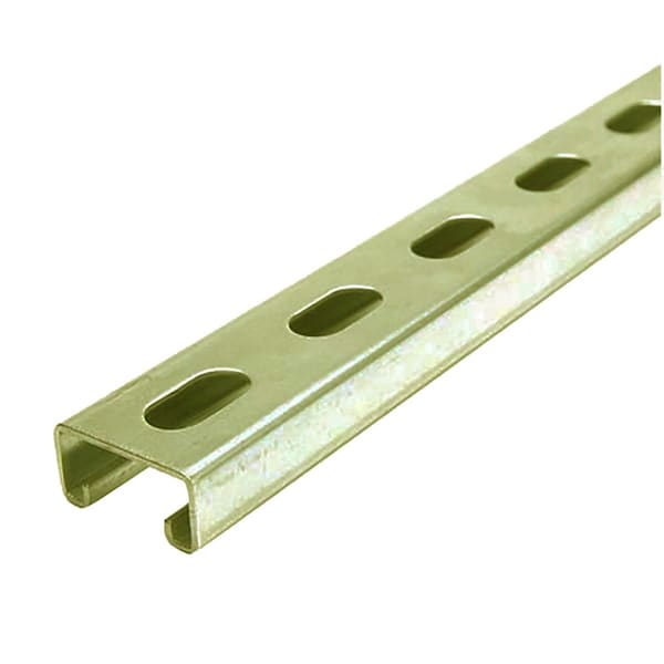 Online Metal Supply 13/16 in x 1-5/8 in x 36 inches, Gold Galvanized Steel, Slotted Strut Channel, 12 gauge GGUNI12.0.813.1.63.36.1 - main