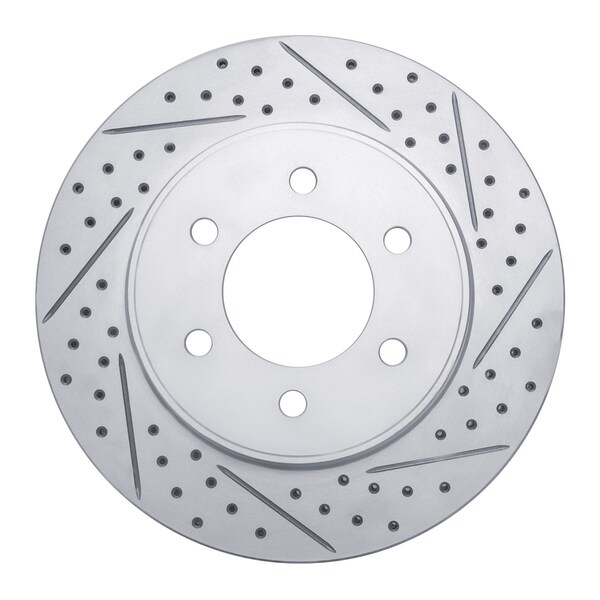 Dynamic Friction Co DFC Geoperformance Rotor - Drilled and Slotted 830-54186R - main