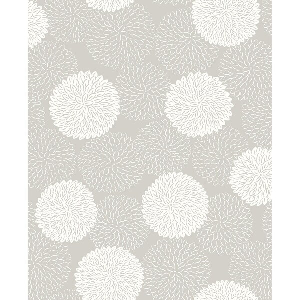 A-Street Prints Blithe Taupe Floral Wallpaper 2764-24328 - main