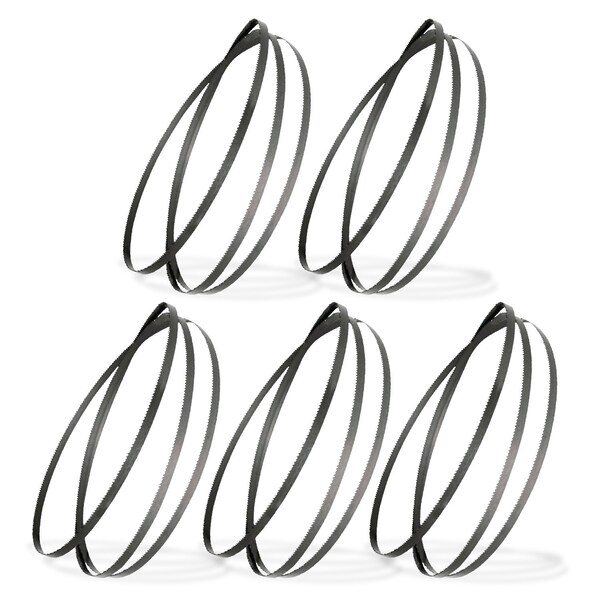 Powertec 59-1/2 in L, 1/4 in W, 14 TPI, High Carbon Steel, 0.014 in Thick, 5 PK 13103-P5N - main