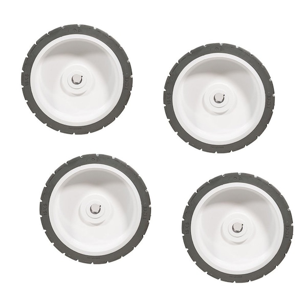 Mytee Products Haulotte 2820302890, Scissor Lift Tires 15 inx5 in, Plain, Non-Marking Wheel, 4PK SL-HAULOTTE-15-5x4 - main