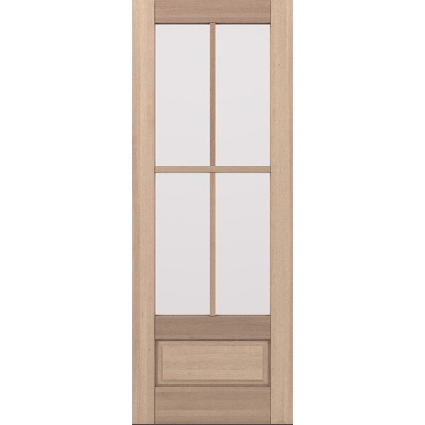 Doornmore G7504, 37.75" x 98" ( 36" Door) Left Hand, Mahogany SDL 4 Lite, 3/4 Lite Exterior Door G7504-SW-3696_1_LI - main