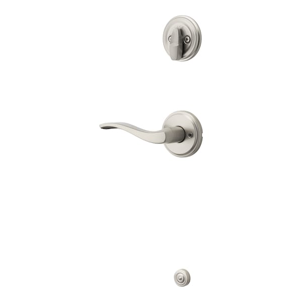 Kwikset Left Hand Sedona Lever Interior Single Cylinder Handleset Trim for Both 800 and 687 Series 966SELLH-15.UNIV - main