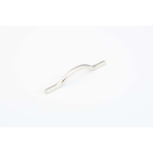 Schaub 96mm to 128mm Center to Center Sorrento Arched Cabinet Pull Satin Nickel Finish 308-15 - main