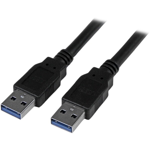 Startech.Com 6FT BLACK SUPERSPEED USB 3.0 CABLE AA USB3SAA6BK - main