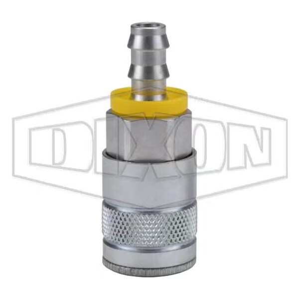 Dixon Tru-Flate Air Chief Automotive Quick Connect Coupler, 3/8 in Nominal, 300 psi Pressure, Steel, Domes DC644L - main