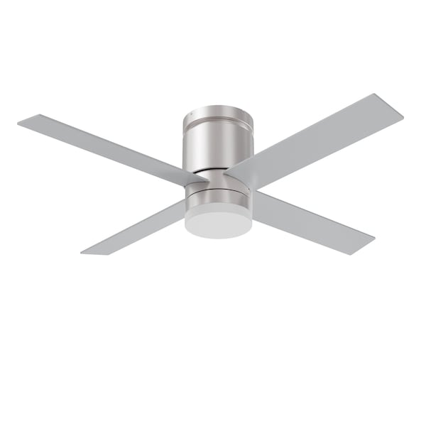 Afx Ross - 52in 4 Blade LED Ceiling Fan - Silver Finish - Wall Control Type RSSN524LDCSNSL-WS - main