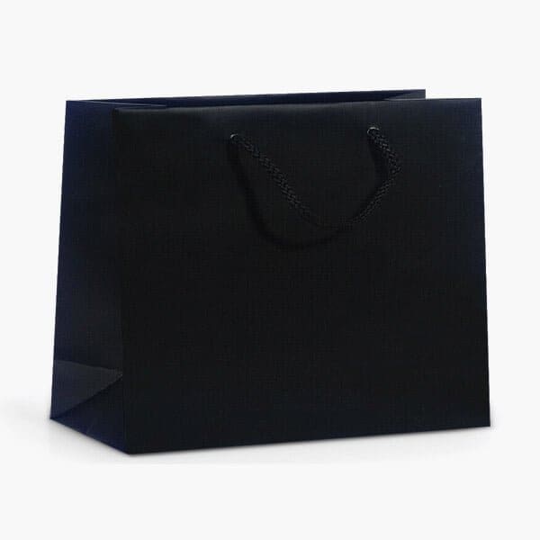 Nashville Wraps Black Matte Gift Bags, Medium 13x5x10, 100PK MTMBBK - main