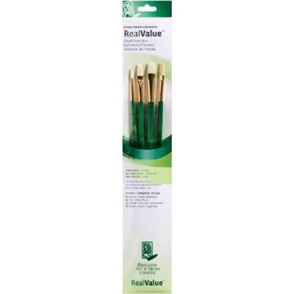 Princeton Artist Brush Co Oil, Acrylic and Stain Bristle Brush Set 9118 - main