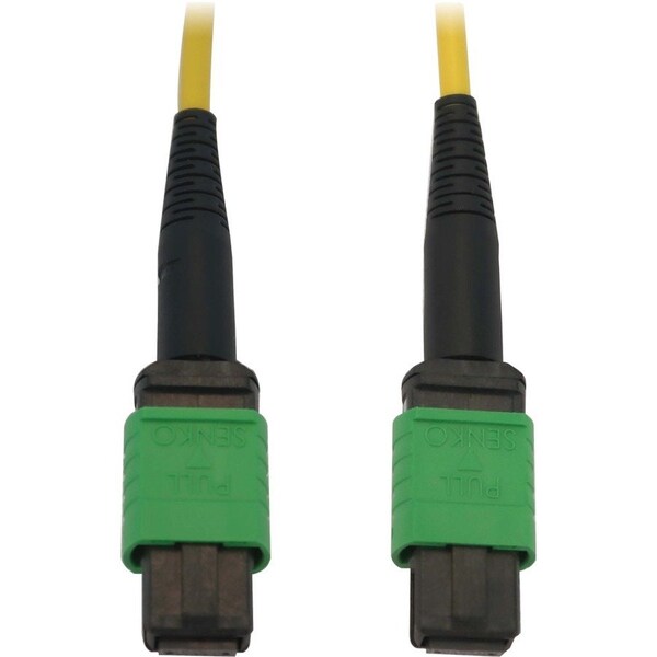 Eaton Tripp Lite Series 40/100G Singlemode 9/125 OS2 Fiber Optic Cable 12F MTP/MPO-APC F/F, LSZH, N390B-07M-12-AP - main