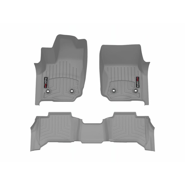 Weathertech Grey Front and Rear Floorliners, 2025 Toyota 4Runner 461919-1-2 - main