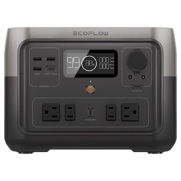 Ecoflow River 2 Max Battery Portable Power Station 512 W ZMR610-B-US - main