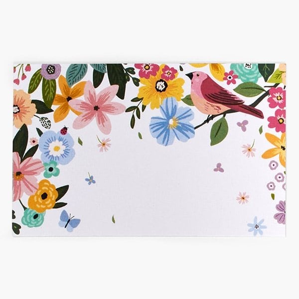 Nashville Wraps Songbird Blooms Enclosure Card, 3.5x2.25, 50PK AC7180 - main