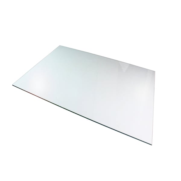 Floortex Glaciermat Heavy Duty Glass Chair Mat for Hard Floors & Carpets - 36" x 42" FC123642EG - main
