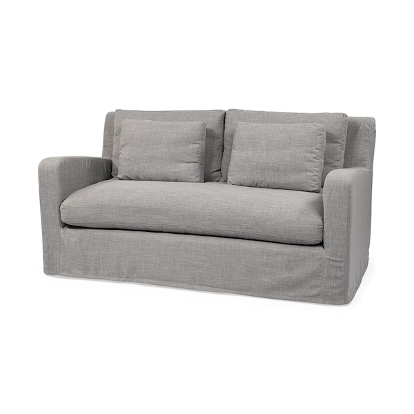Homeroots 69" Gray Fabric Sofa 607321 - main
