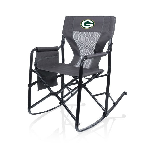 Picnic Time Family Of Brands NFL Green Bay Packers - Woodland Rocking Camping Chair 817-01-159-124-2 - main
