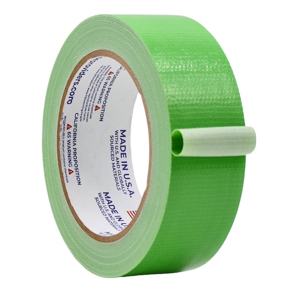 Wod Tape DTC10 Industrial Grade Duct Tape Dark Green 1.5 in. x 60 ft., 32PK WOD DTC10-01500-32-60-DGR - main