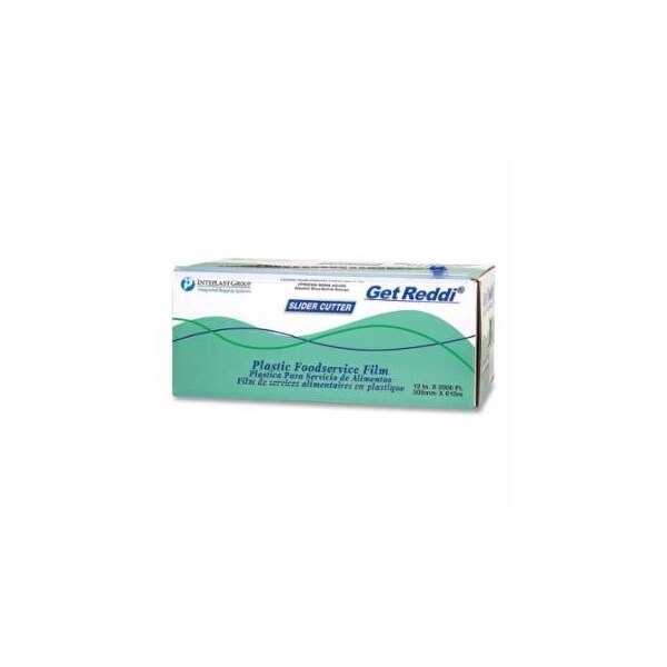 Get Reddi Slide Cutter PVC Food Wrap, 12 in W x 2000 ft L 879-FSL1202 - main